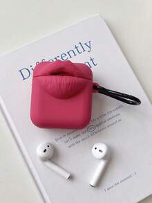 1个创意趣味3D唇形保护套，兼容苹果Pro 1/2/3/4代耳机