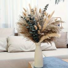 97pcs Faux Pampas Grass Bundle - Rattan Artificial Reed Plumes For Home, Office, Wedding, Farmhouse & Classroom Decor (Vase Not Included) Spring Valentine's Day Mother's Day Wedding Decor - Multicolor - View 5