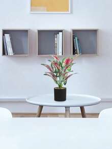 24 cây cọ tre nhân tạo màu hồng cỡ lớn, cây cọ giả trang trí cỡ lớn, cây lá hồng trồng trong chậu, cây thường xanh cao lớn trông như thật, cây lá Monstera bằng nhựa giống như thật để trang trí nhà cửa, văn phòng, sân vườn, khách sạn, trong nhà và ngoài trời (không bao gồm chậu). - Nhiều màu - Xem 12