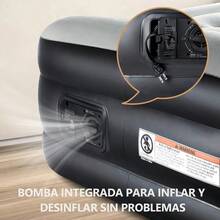 196x93cm colchón individual inflable - Blanco - Ver 6