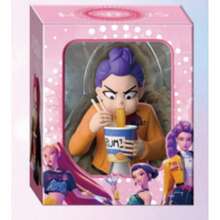 1pc Witch Hunter Figurine Eating Instant Noodles, Lumi, Zoey, Mira Collectible Idol Group Statue - Multicolor - View 3