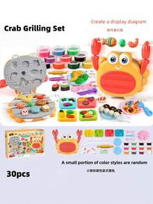 55/40/38/34件儿童橡皮泥套装，柔软易塑形，慢干配方，激发无限创意。采用小麦粉制成，罐装储存，适合DIY，是开学季、家庭作业、亲子互动、家庭娱乐的理想益智玩具，可制作圣诞节和万圣节造型，也是节日、生日、毕业季等节日送礼佳品。采用带提手的礼盒包装（使用后请密封保存，带提手的礼盒包装是送礼的最佳选择）。 - 彩色 - 查看 18