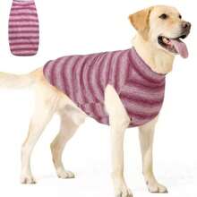 Classic Cable Knit Turtleneck Sweater For Small, Medium And Large Dogs, Pet Jacket - Multicolor - View 1