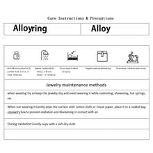 2件套简约星月设计戒指，女士时尚首饰 - 銀色 - 查看 6