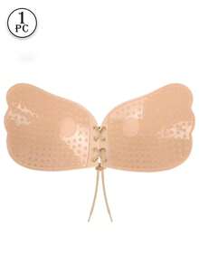 2pcs/1pc Reusable Strapless Invisible Bra, Cleavage Enhancing Invisible Bra, Women Invisible Backless Bra With Nipple Covers - Multicolor - View 10