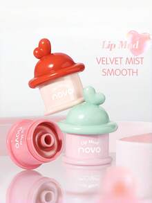 NOVO 哑光磨砂罐不粘腻唇泥柔滑丝绒美白唇膏，适用于唇部、脸颊和眼部，秋冬Y2K风格，是朋友聚会、生日、礼物的理想之选。 - 10#乾枯花蕾 - 查看 9