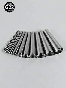 1件装 G23 钛合金凹形扩耳器 耳廓扩张器 专业插入针 穿刺饰品