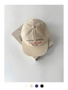 1pc Soft Crown Sunrise Embroidery Flat Brim Baseball Cap, Vintage Flat Brim Cap, Unisex Street Style Letter Embroidery Snapback Hat - 'NATIVE SUNSET - View 11