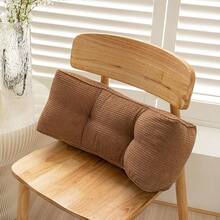 Office Seats, Lumbar Support 1PC Cushions, Simple And Long-Lasting Waist Protection Tools, Lumbar Pillow Backrests, Nap Pillows, Backrest Cushions, New Models - Coffee Brown - View 13