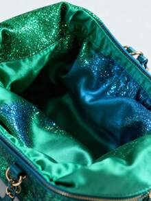 1pc Premium Starry Sky Shimmery Soft Tulle Fabric, Suitable For Wedding, Party, Dress, Gift Box Packaging, DIY - A - View 6