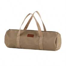 1pc Oxford Cloth Camping Tool Storage Bag – Round Cylinder Organizer For Tent Pegs And Camping Accessories - Multicolor - View 13