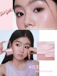 JUDYDOLL 水润缎光腮红，双色透明透亮腮红，打造日常健康光泽和透亮肤色 - #02 Wavy Pink - 查看 8