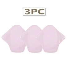 3pcs Breathable Mesh Nursing Pads - Washable & Reusable Sanitary Napkins, Comfortable & Durable, Available In Multiple Sizes & Colors, Suitable For Pregnant Women/Females/Elderly/Males/Children