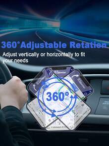 15W Gravity Sensing Wireless Car Charger, Compatible With Apple, , Android QI Standard Smartphones With Wireless Charging Function, For IPhone 8/X/11/12/13/14/15/16/17 Series Wireless Charger - A - View 7