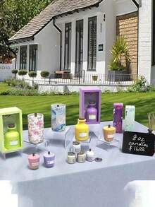 一套可重复使用的U型亚克力展示架 - 适用于展示纸杯蛋糕、珠宝、自助餐和派对用品。坚固耐用，可调节，易于组装。 - 彩色 - 查看 8