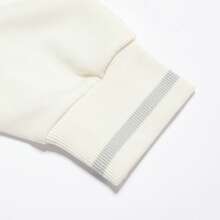 Puma 男女通用连帽卫衣，印花大号Logo，休闲运动针织套头衫，春秋季款 - 白色 - 查看 5