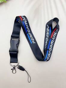 1 件运动风格高性能手机挂绳，带扣，适用于汽车改装、徽章夹、钥匙扣、工作卡展示休闲汽车配件包魅力学院风可爱哥特 Y2k - 黑與白 - 查看 6
