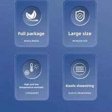 2026 New All-Car Cover - All-Car Dust-Proof & Waterproof Cover - Polyethylene Film Material Waterproof & Dustproof All-Season Universal Car Cover - Full Car Sun Shade Cover - Transparent Polyethylene Car Cover - Fits All Car Models - Comprehensive Protection Against Sunlight, Rain And Dust - Portable Design - Car Cover - View 4