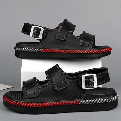 男女透气百搭时尚凉鞋，软底舒适沙滩/公园/旅行鞋