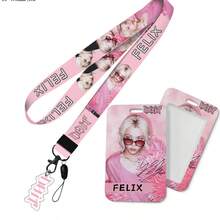 STRAYKID S Long Lanyard Acrylic Pendant With Plastic Pull-Tab Card Holder - Multicolor - View 7