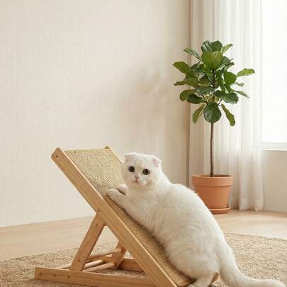 PETSIN 1 Sturdy Sisal Cat Scratching Board - Clutter-Free, Sofa- Design For Exercise And Rest - The Perfect Gift For Your Cat, Your Cat's Favorite Gift, And A Few Extra Preventative Sofas At Home
