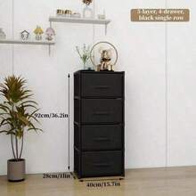 1件装简易储物柜，带多层抽屉，卧室内衣收纳架，家用组装式储物架，带抽屉的立方体储物柜，防尘衣柜，储物架，鞋架，独立式展示架，DIY组装，落地式储物架，书柜，适用于卧室、客厅、厨房、书房、办公室、度假收纳 - 彩色 - 查看 19