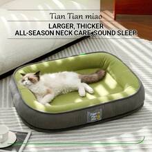 All Season Extra Large Comfortable Pet Bed - Removable And Washable, Soft Polyester Material, Durable Pet Mat, Suitable For Small, Medium And Large Dogs And Cats - Multicolor - View 13