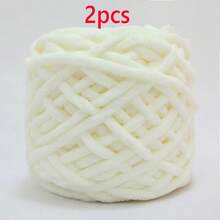 2pcs/200g Soft Ice Bar Chenille Yarn, Thick Chenille Yarn Suitable For Handmade DIY Soft And Thick Knitted Yarn, Can Be Used To Make Blankets, Scarves, Dolls, Slippers, Crochet Yarn - Multicolor - View 38