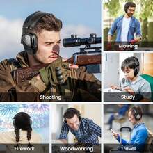 Link Dream Ear Protection Ear Muffs Noise Reduction SNR 35dB Hearing Protection Kids Adult Shooting Gun Range Mowing - ColorA - View 5