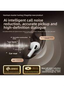 New Air4 Wireless In - Ear Earbuds With Ultra - Long Battery Life & High - Fidelity Sound 8 In 1 Wireless Earbuds ANC Active Noise Cancelling(-36db)In-Ear Earphones With Charging 33H Playtime 360 Hi-Fi Stereo Waterproof Headphones Android Phone/ AlRP0DS Pro IOS Laptops 1:1 Clone AWMM - 至尊版 - 查看 5