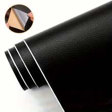 11.4*3.28英尺自粘皮革修补胶带，大尺寸皮革补丁，适用于家具、沙发、汽车座椅、办公椅、包袋、乙烯基和船用座椅的修补 - 彩色 - 查看 2