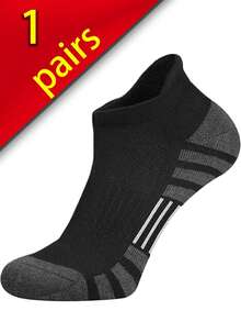 20只/10只/5只/1双 黑白男士夏季袜子，时尚休闲舒适，适合户外运动、跑步、健身，压缩膝袜，商务休闲假日黑白中筒袜，假日礼物（透气），适合鞋码（39-42/43-46） - 彩色 - 查看 15