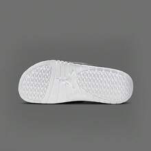 Nike Sandalias deslizantes retro Jordan Hydro XI para hombres - Blanco y negro/rojo - Ver 5