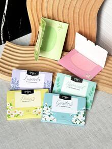 100pcs/Pack Portable Detachable Fragrant Facial Blotting Paper, Makeup Tool - Multicolor - View 7