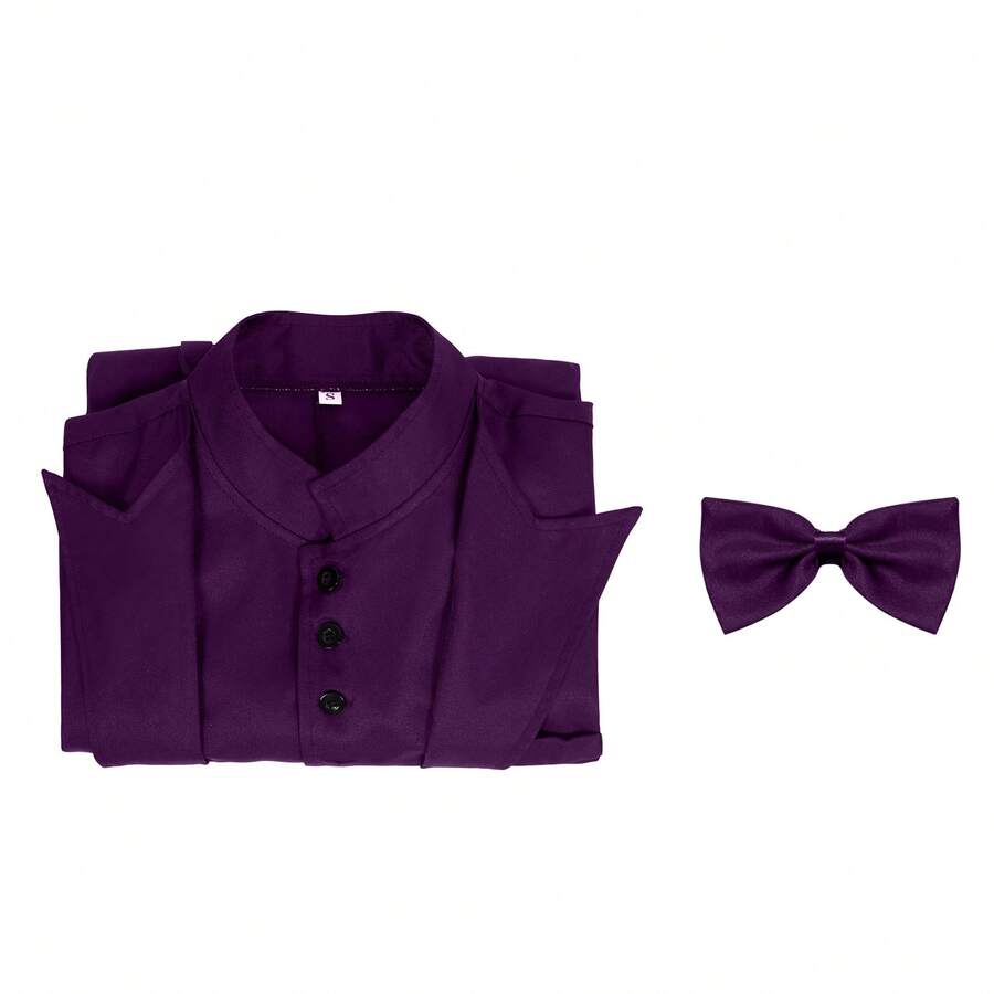 Men Cosplay Clothing - Purple - View 1