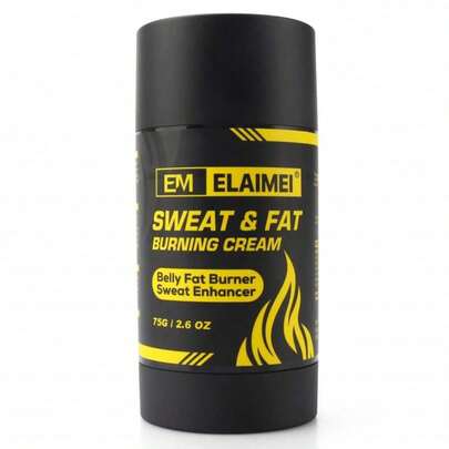 ELAIMEI Fat Burning Sweat Cream, Weight Loss Workout Enhancer Hot Gel For Belly, Slimming _ Anti Cellulite Cream For Tummy For Body For Women And Men, Deep Tissue Massage &Amp; Muscle