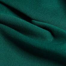 Adidas Spring/Autumn Men's Pullover Knit Sport Sweatshirt With Turn-Down Collar IU0210 - Green - View 5