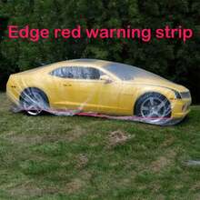 2026 New All-Car Cover - All-Car Dust-Proof & Waterproof Cover - Polyethylene Film Material Waterproof & Dustproof All-Season Universal Car Cover - Full Car Sun Shade Cover - Transparent Polyethylene Car Cover - Fits All Car Models - Comprehensive Protection Against Sunlight, Rain And Dust - Portable Design - Car Cover - View 3