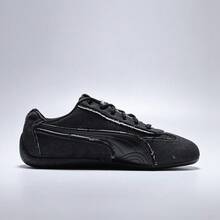 Puma Unisex SPEEDCAT Casual Low-Top Sneakers 40711001 - Black - View 2