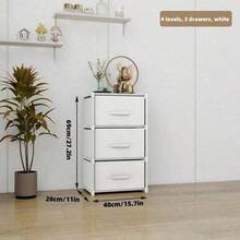 1件装简易储物柜，带多层抽屉，卧室内衣收纳架，家用组装式储物架，带抽屉的立方体储物柜，防尘衣柜，储物架，鞋架，独立式展示架，DIY组装，落地式储物架，书柜，适用于卧室、客厅、厨房、书房、办公室、度假收纳 - 彩色 - 查看 9