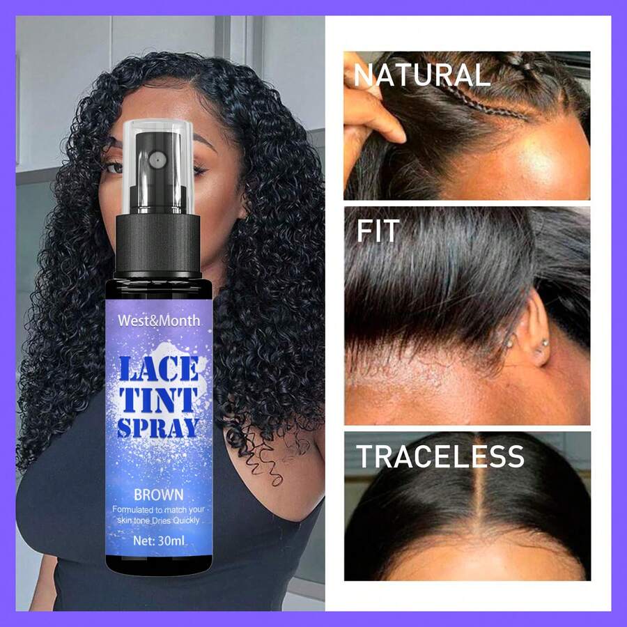 Wig Styling Spray | Seamlessly Blends Into The Hairline, Allows For Easy Styling, And Brightens Hair Color; Perfect For Women Who Wear Wigs.Easy To Carry For Spring Outdoor Travel - 30毫升 - 查看 1