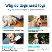 1pc Cotton Rope Knot Dog Chew Toy With Spiky Rubber Ball, Durable Teething Aid For Puppies, Teeth Cleaning Molar Stick For Small Medium Dogs, Oral Health Care Puppy Essentials - 玫紅色 - 查看 6
