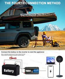 7000W Solar System DC12V to 220V Off-Grid Inverter System 100A Controller 500W Panel Inverter for Home RV Camping CE Certified - SEP-18K-D7000 - Ver 12