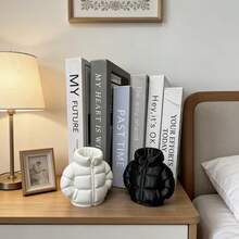 1pc 3D Printed Feather Down Jacket Pen Holder, Cup Sleeve & Coaster, Creative Desktop Organizer For Students - Multicolor - View 10