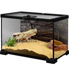 1pc Transparent Reptile Terrarium, Vivarium Box For Rainforest Pets Like Snake, Lizard, Turtle - Multicolor - View 10