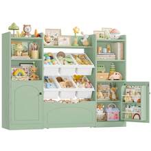 Kids Bookcases, Cabinets & Shelves - màu xanh lá - Xem 1