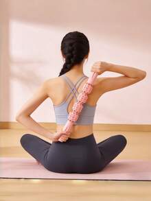1 Set (4pcs) Portable Sports Massage Kit, Deep Tissue Muscle Massage, Includes Spiked Massage Stick, Massage Roller, Foot Massage Ball, Foot Massage Roller, Suitable For Gym, Home, Yoga Studio To Relax Muscles On Feet, Back, Neck, Muscles, Hands - Multicolor - View 6