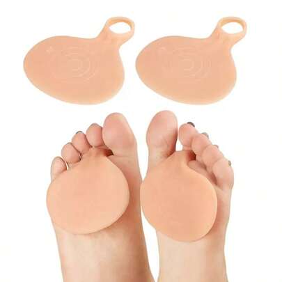 QKC 2 buc tampoane antiderapante pentru talpa din față, potrivite pentru pantofi casual, pantofi sport, sandale, tocuri înalte pentru femei și tocuri înalte negre, fabricate din tampoane protectoare pentru talpa din silicon moale