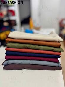 Luxfashion.Br Women's Tailored Dress Pants With Button, Pocket, And Zipper - 酒紅色 - 查看 4