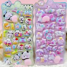 可爱动物贴纸 - 减压兔子、熊猫，可用于DIY剪贴簿、吉他、手机壳、笔记本电脑等，2026年新品上市 - 彩色 - 查看 5